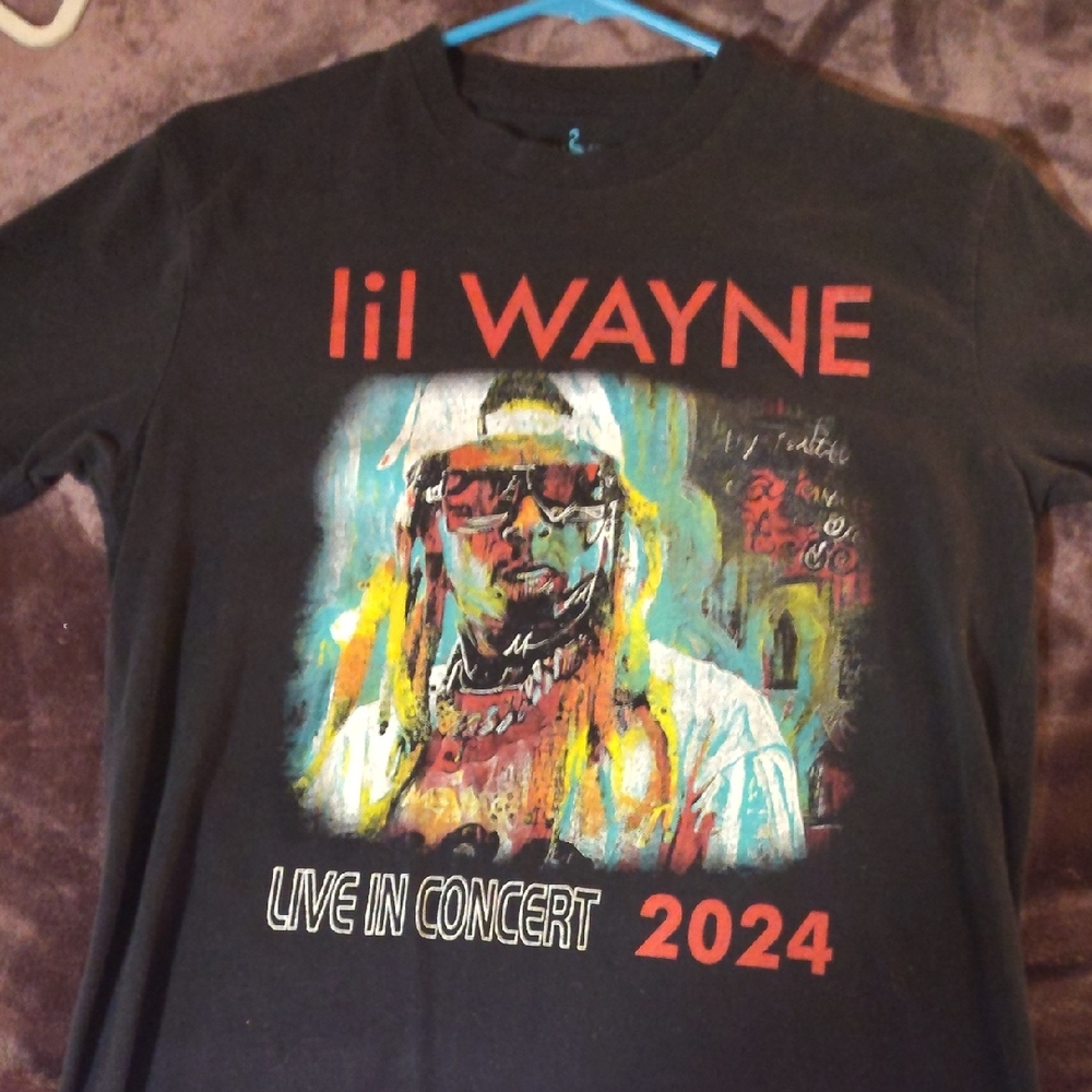 Tailorbyrd Black Lil Wayne Live In Concert 2024 Graphic Tee